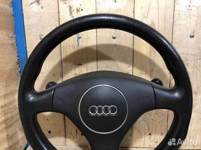Руль кожаный Audi A3, A4, A6 S-line Арт. 120099 Руль кожаный Audi A3, A4, A6 S-line Арт. 120099