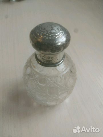 Флаконы для духов и пудры, серебро