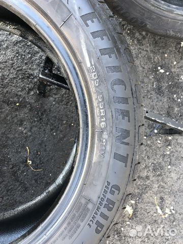 R16 205/55 GoodYear Efficient Grip пара шин