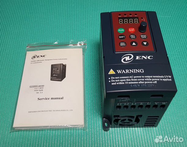 Преобразователь частоты 0,4 кВт EDS800 - 2S0004N