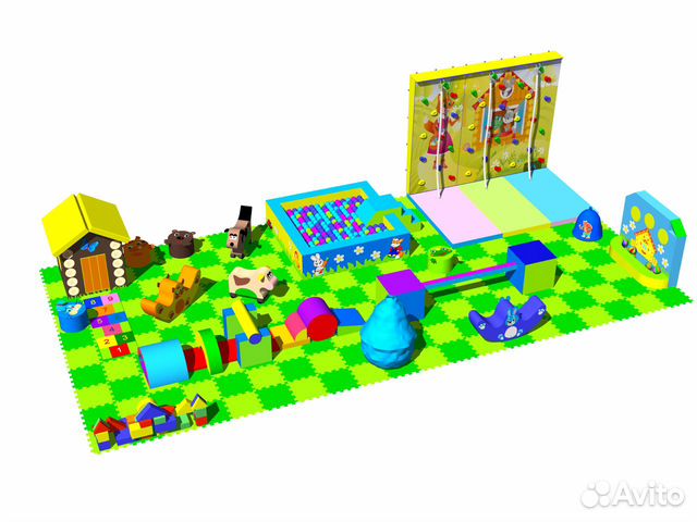 Мягкий игровой набор - Теремок 50 м2