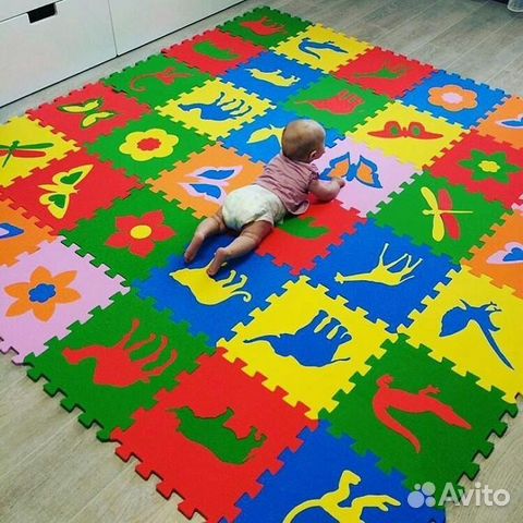 Коврик пазл, для малышей. Тёплый пол Коврик пазл, для малышей. Тёплый пол