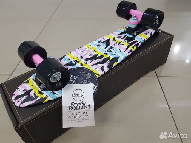 Круизер пластборд Penny Board 56 см Retro Palm New Круизер пластборд Penny Board 56 см Retro Palm New