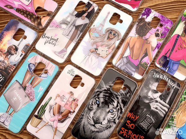 Чехол на samsung Galaxy A6, J4, 2018