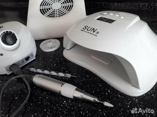 Набор для маникюра лампа 54w аппарат 45000