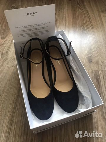 Туфли замшевые, новые, jonak Франция, р. 39 на 38 Туфли замшевые, новые, jonak Франция, р. 39 на 38