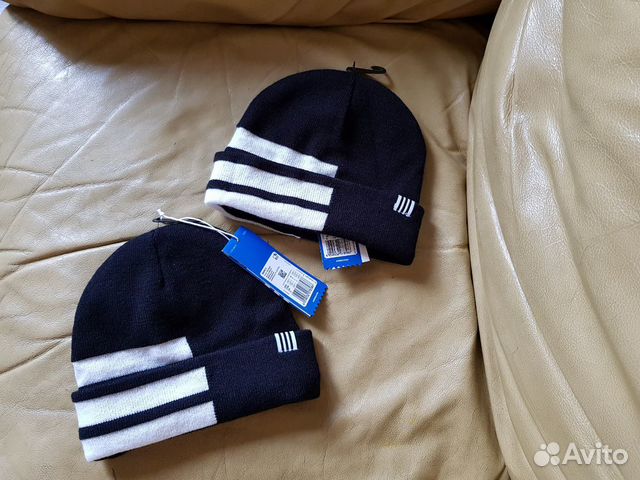 Шапка Adidas детская новая утеплённая р. 52-54