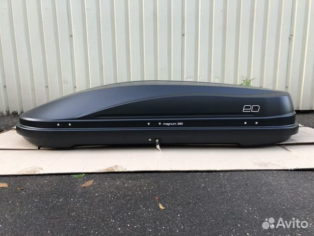 Автобокс Магнум 390 Чёрный карбон быстросъём №321 Автобокс Магнум 390 Чёрный карбон быстросъём №321