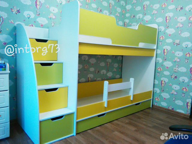 Двухъярусные кровати - разные модели/цвета. Новые