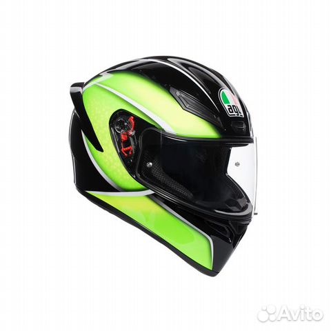 Шлем AGV K1 multi - qualify black/lime