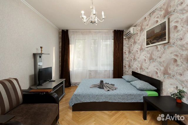 

1-к. квартира, 38 м², 2 кровати