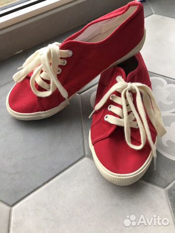 Кеды Us polo assn красные, размер 37 Кеды Us polo assn красные, размер 37