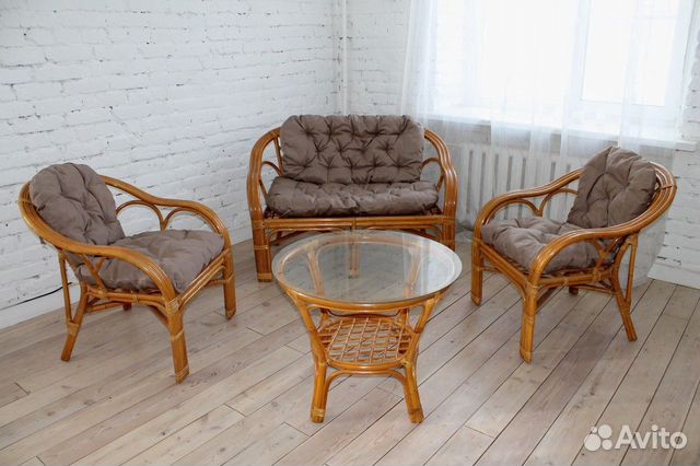 Комплект из ротанга