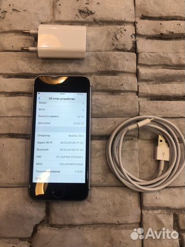 iPhone SE 32GB Space Gray без отпечатка iPhone SE 32GB Space Gray без отпечатка