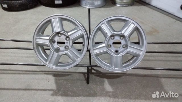 7650) Диски литые ориг R15 от mazda 2шт