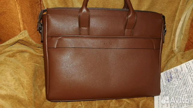 Сумка мужская коричневая