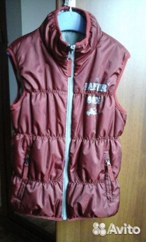 Утепленный жилет р.122-134
