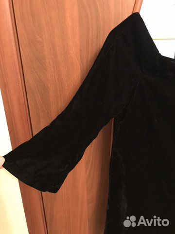 Платье бархатное Zara S