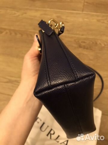 Сумка новая furla piper mini синяя