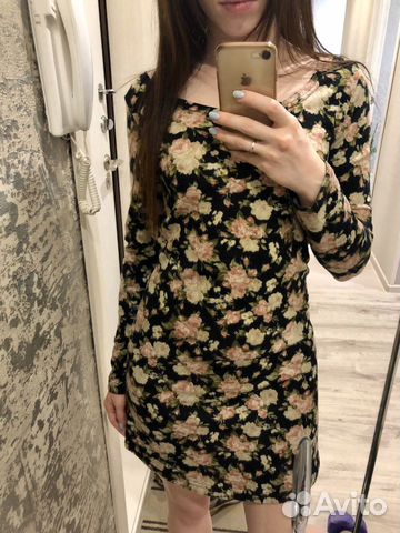 Платье шерстяное