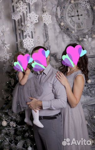 Платья family look