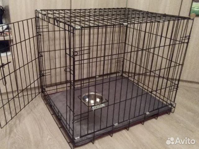 Клетка для собаки. Миска подвесная