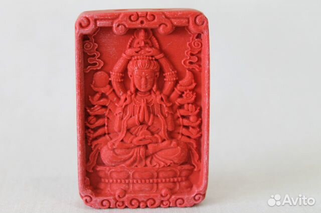 Многорукий Вишну, киноварь