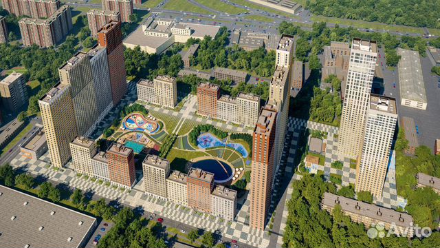 1-к квартира, 34 м², 41/45 эт. 1-к квартира, 34 м², 41/45 эт.