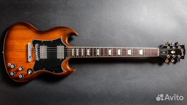 Гитара Gibson SG Standard Natural Burst 2002 Гитара Gibson SG Standard Natural Burst 2002