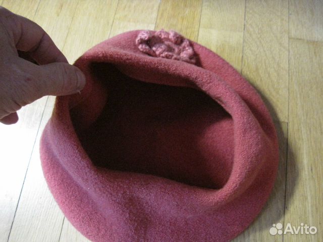 Берет с шарфом