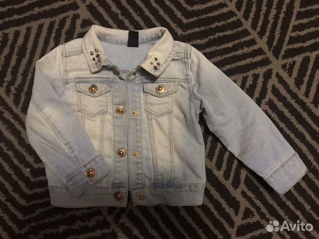 Джинсовая куртка Zara 82 см