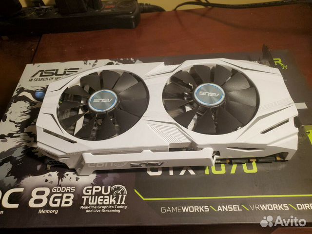 Видеокарта Asus GeForce GTX 1070 dual Видеокарта Asus GeForce GTX 1070 dual