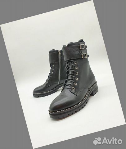 Ботинки кожаные