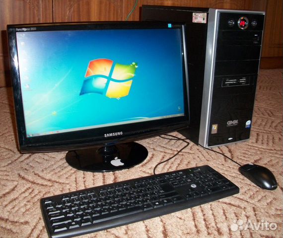 Продам компьютер 4 ядра, можно играть, б/у