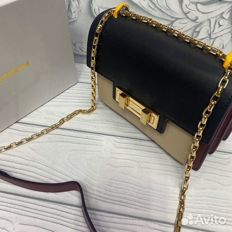 Новая женская сумка мессенджер кожа бренд YSL Новая женская сумка мессенджер кожа бренд YSL