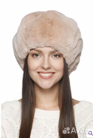 Меховой берет новый