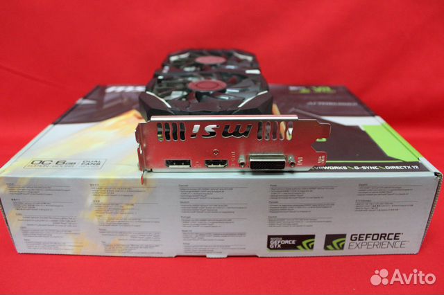 MSI GeForce GTX 1060 6GT OCv1 GTX1060 6GB 89509501844 купить 5