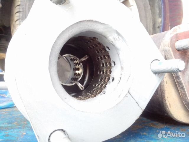 Пламегаситель вместо катализатора Вольво