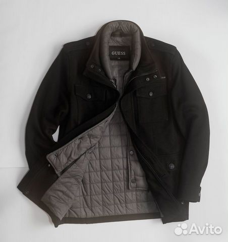 Пальто (бушлат) Guess. Куплено в США
