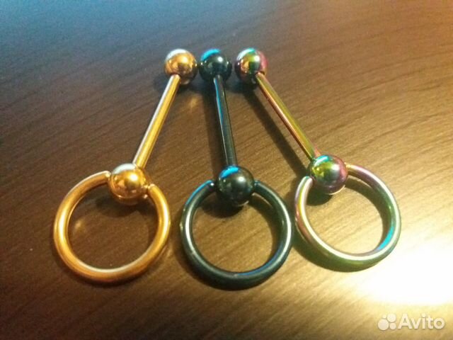 Пирсинг для языка (много разных )