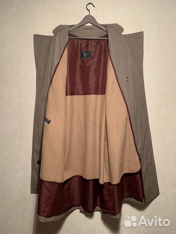 Винтажный тренч плащ хаки Christian Dior Винтажный тренч плащ хаки Christian Dior