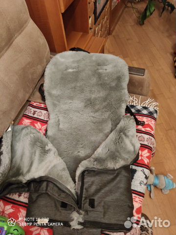 Зимний меховой конверт в коляску Зимний меховой конверт в коляску