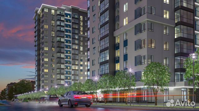 3-к квартира, 75.4 м², 15/17 эт.