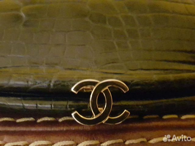 Клатч из кожи Крокодила Chanel. оригинал