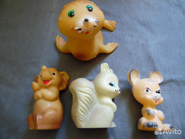 Резиновые игрушки СССР