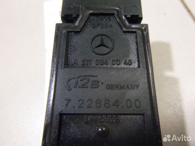 Расходомер воздуха массметр Mercedes Benz W203