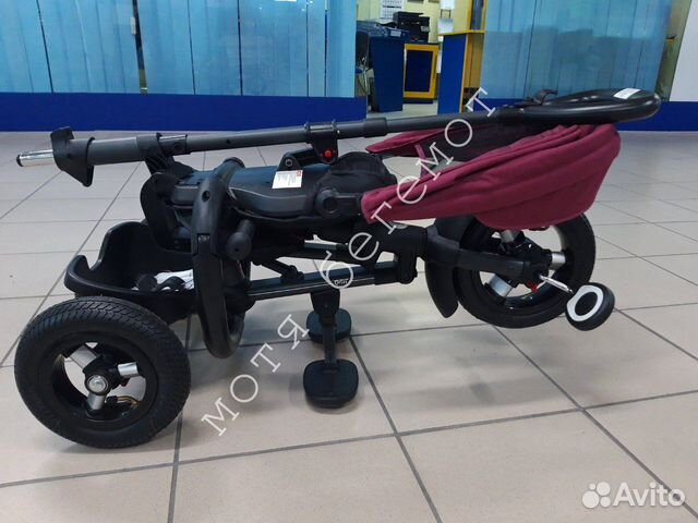 Детский трехколесный велосипед-трость Бордо