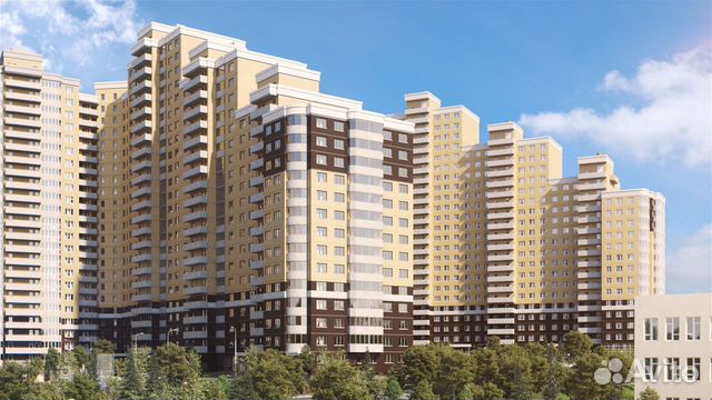 2-к квартира, 68.7 м², 14/25 эт.