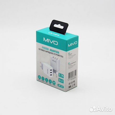 Зарядное устройство на 3 порта mivo MP-331 Зарядное устройство на 3 порта mivo MP-331