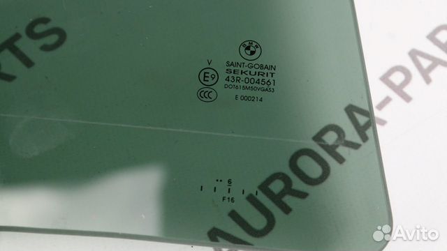 Стекло зад двери BMW X6 F16 2014-2019 Стекло зад двери BMW X6 F16 2014-2019